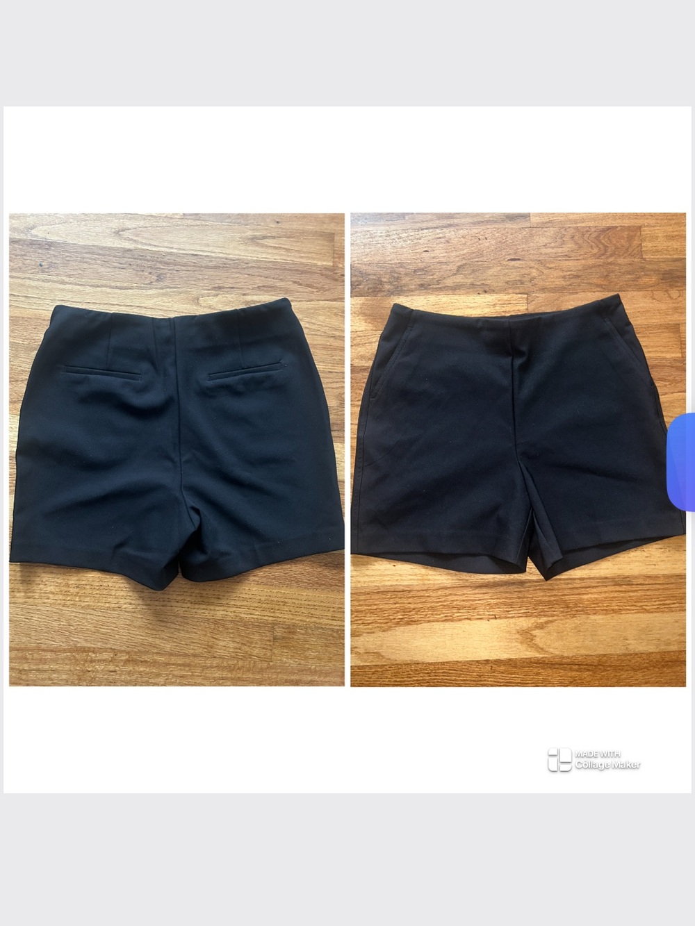 Rachel Zoe Classic Black Stretch Shorts New size 6